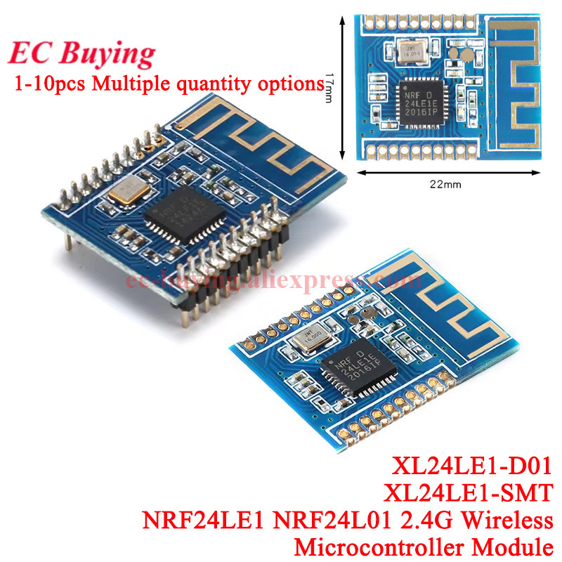 Nrf24L01 - 1-10 Stück NRF24LE1 WiFi Drahtloses Kommunikationsmodul