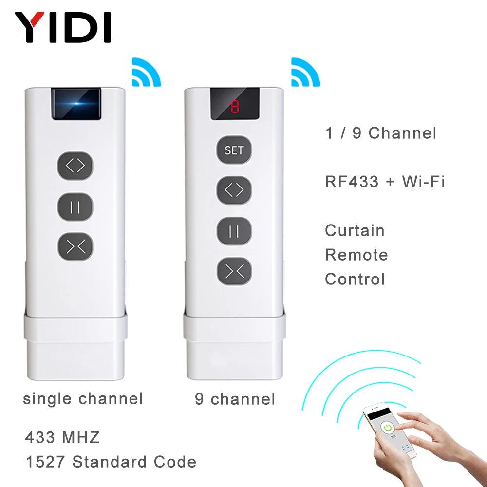 Ir Remote Module - 9/1 Kanal RF433 Fernbedienung für WiFi