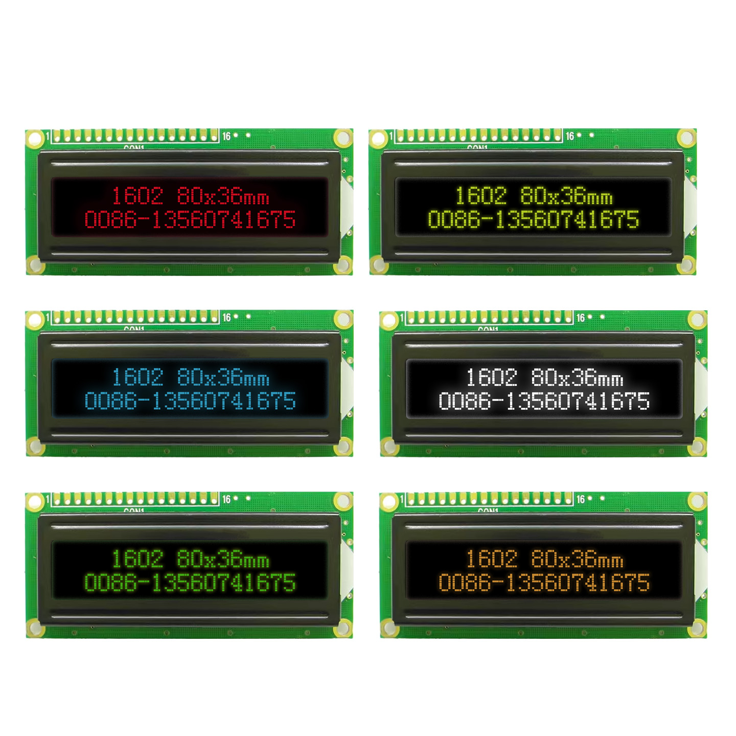 Lcd 1602 - 1602 16x2 1602A LCD-Anzeigemodul AV schwarzer