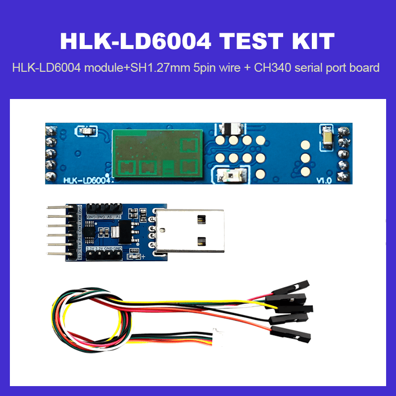 Pir Motion Sensor - Hi-Link 60G Hochpräzises Millimeterwellenradar LD6004 Multi-Target