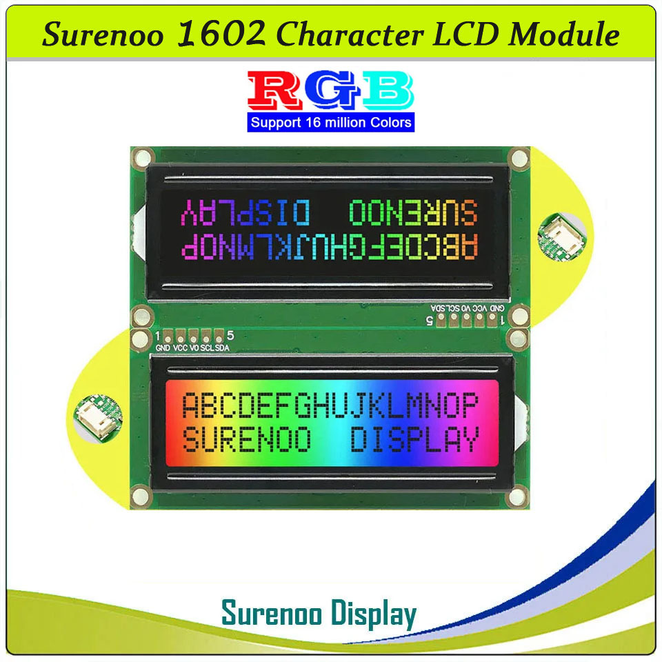 Lcd 1602 - Grove 162 16X2 1602 3,3-5V Seriell