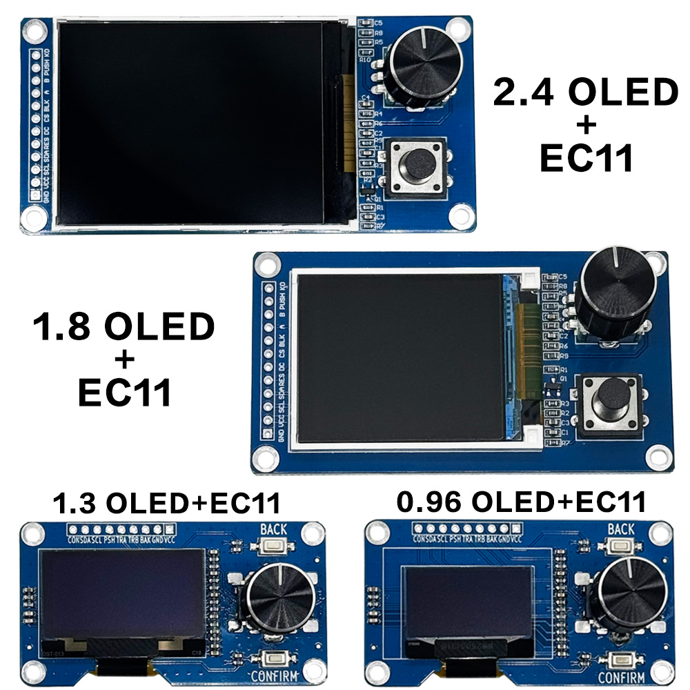 Tft Display 2.4 - TFT OLED Modul EC11 mit Drehgeber