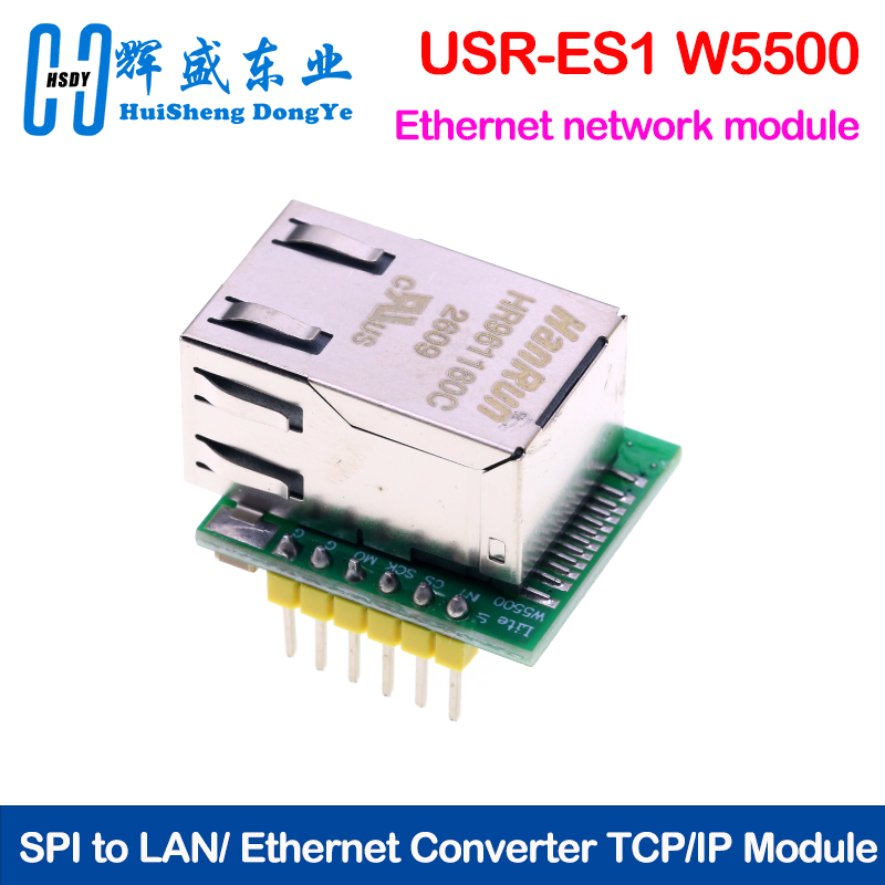 Ethernet W5500 - USR-ES1 W5500 Ethernet-Netzwerkmodul Hardware SPI zu