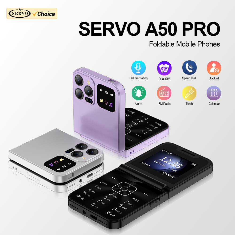 Tft Display 2.4 - SERVO A50 PRO Flip-Handy, 2G GSM,