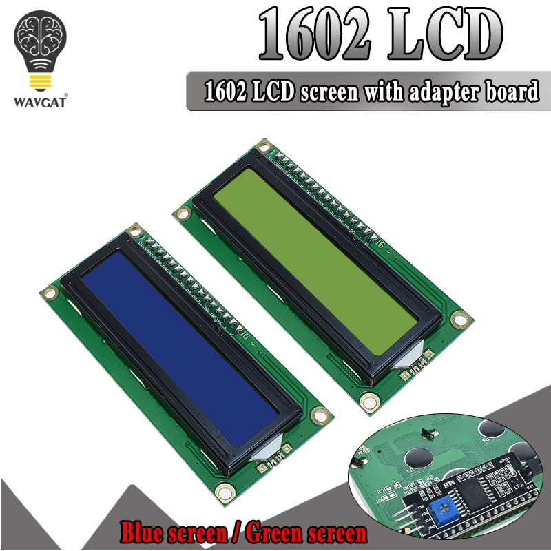 Lcd 1602 - LCD1602 LCD-Modul Blauer Bildschirm IIC/I2C 1602