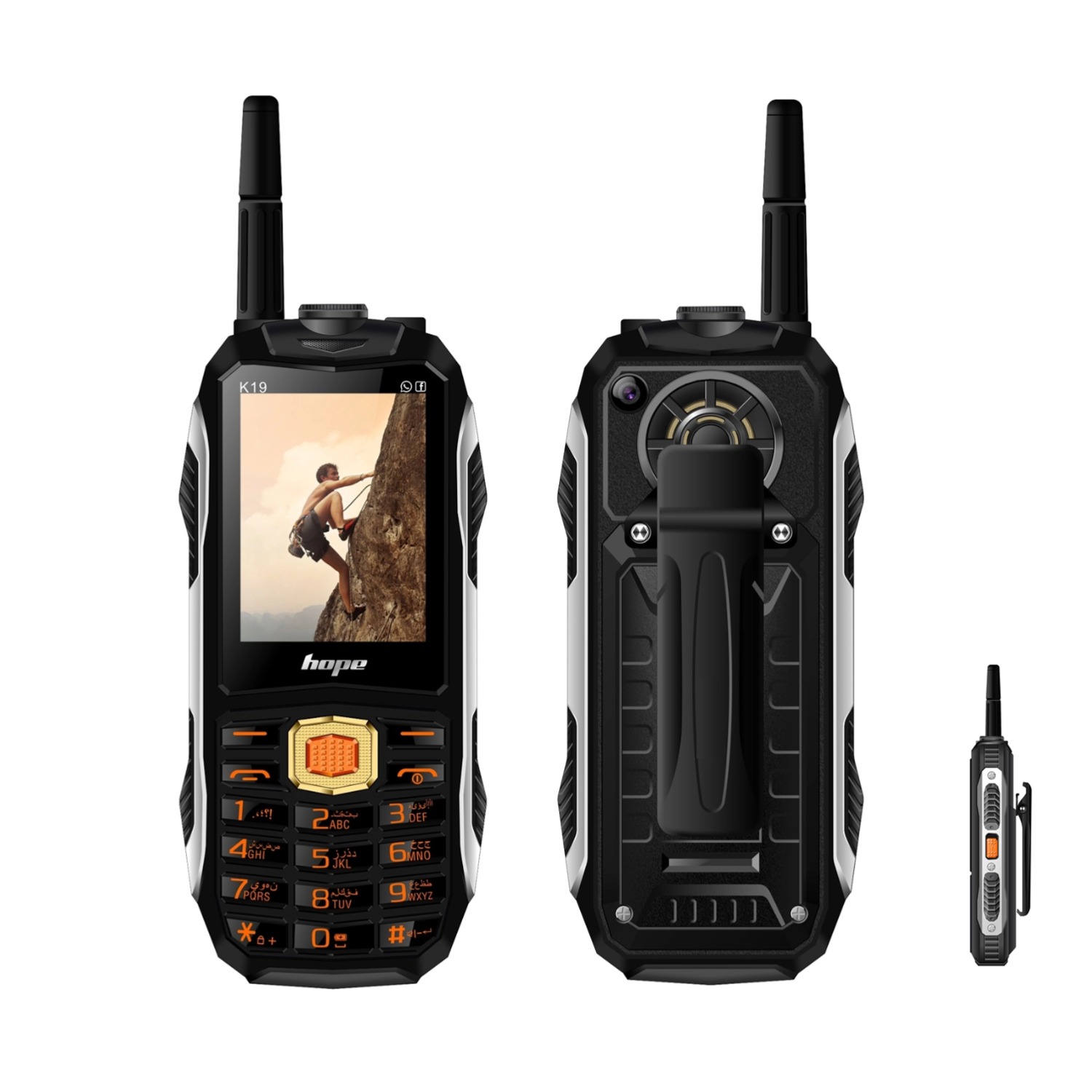 Tft Display 2.4 - Robustes Telefon mit 4 SIM-Funktionen, großer