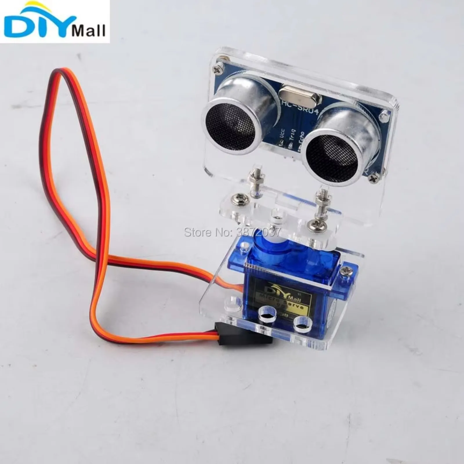 Ultrasonic Sensor Hc-Sr04 - DIYmall HC-SR04 Ultraschallsensor & 9G-Servo-Kit mit