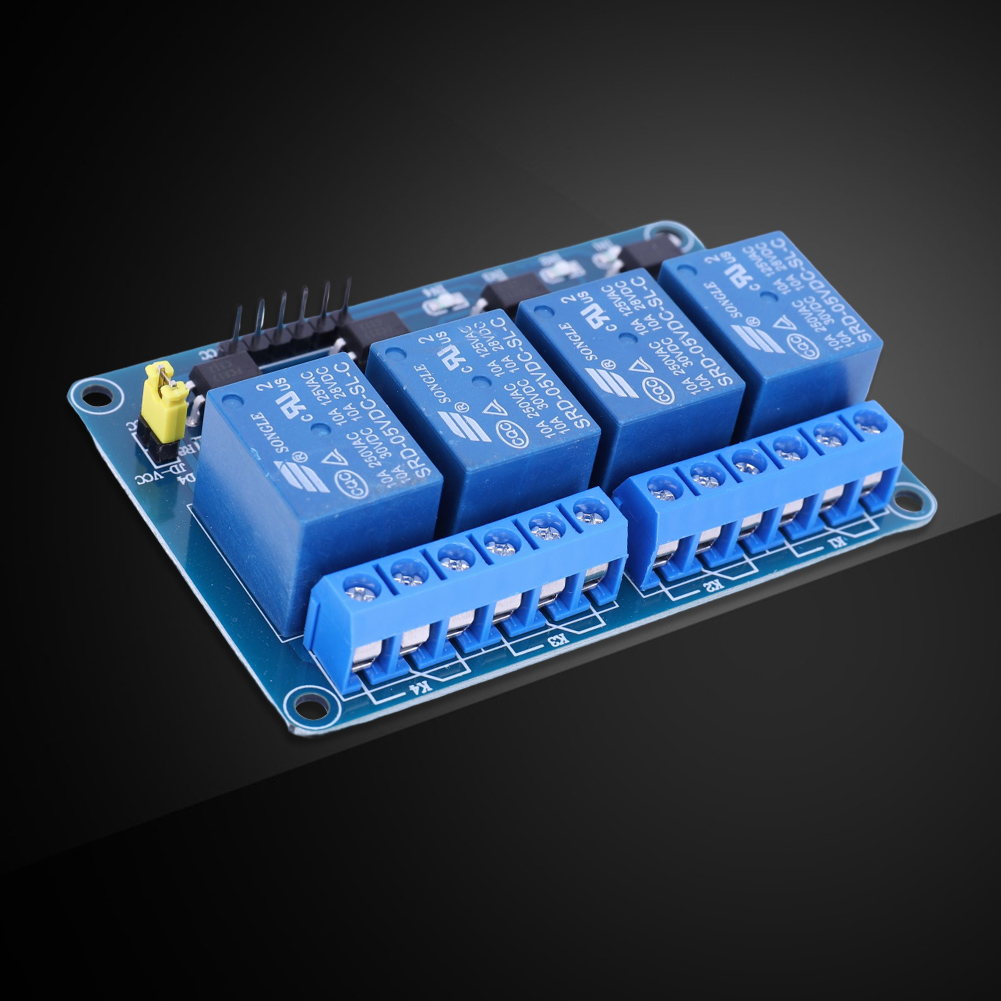 5V 12V 4-Kanal-Relaisplatine m – Relay Module 4 Channel Bewertung und Preis