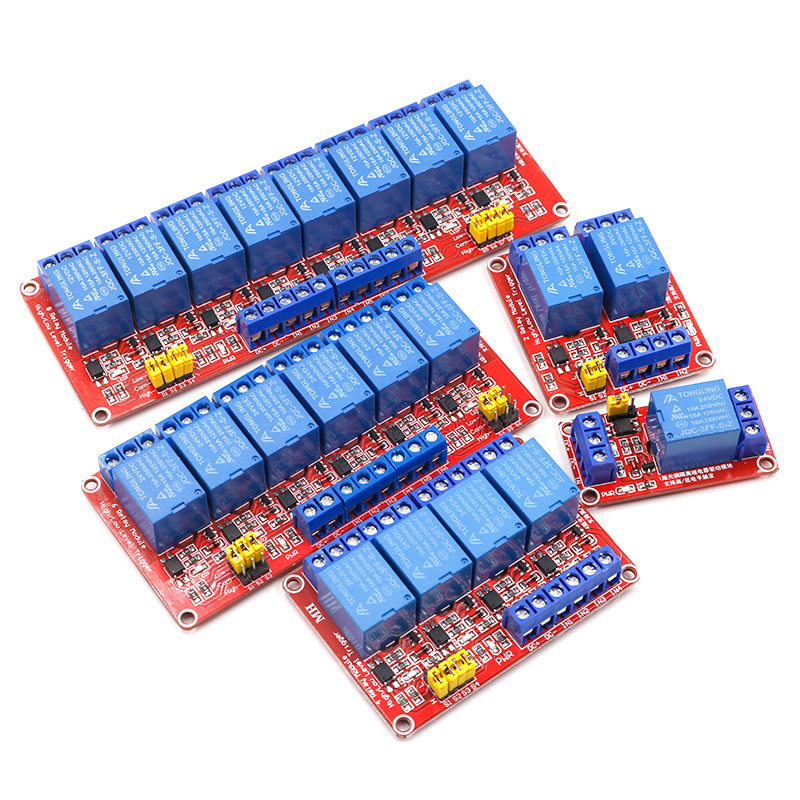 1/2/4/8-Kanal-Relaismodul mit  – Relay Module 4 Channel Bewertung und Preis