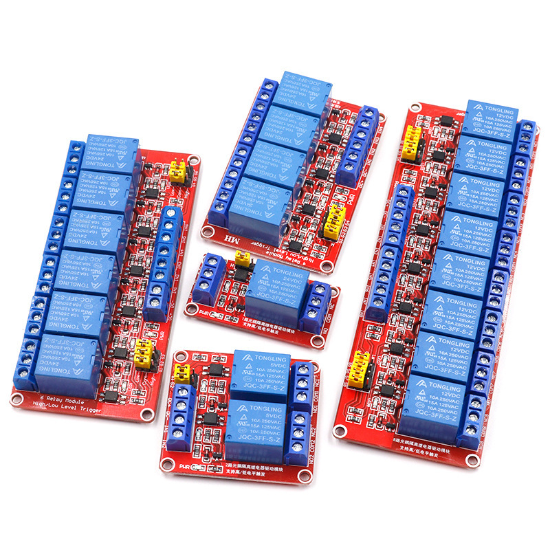 1/2/4/8-Kanal-Relaismodul mit  – Relay Module 4 Channel Bewertung und Preis