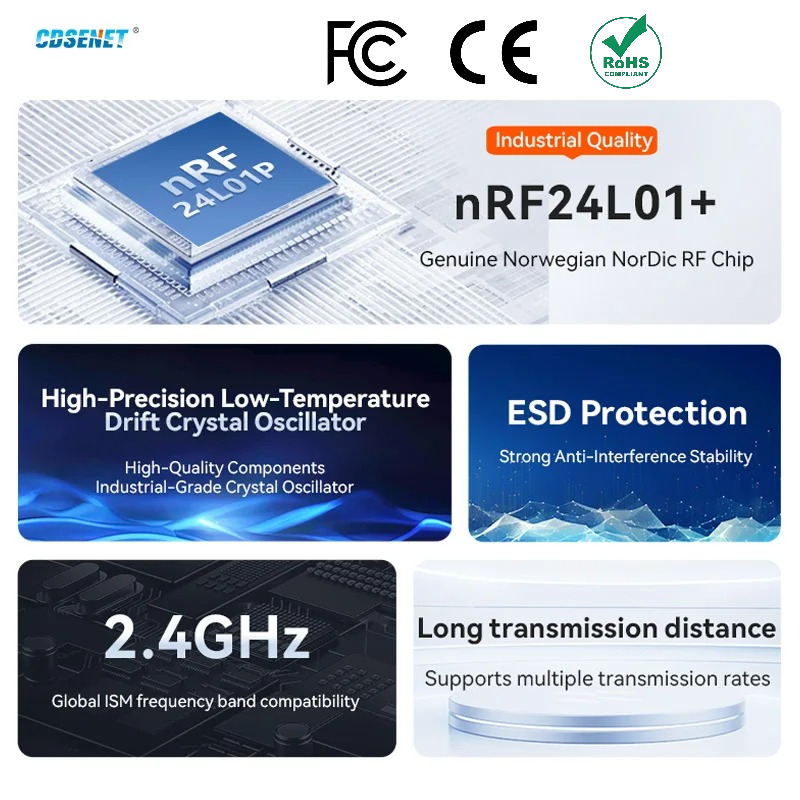 2 Stück nRF24L01+ PA LNA 2,4GH – Nrf24L01 Bewertung und Preis
