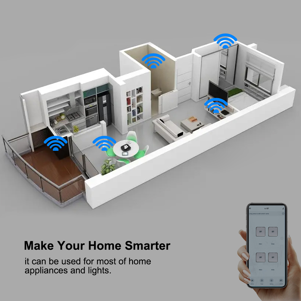 Smart Tuya Schalter 4CH Relais – Relay Module 4 Channel Bewertung und Preis