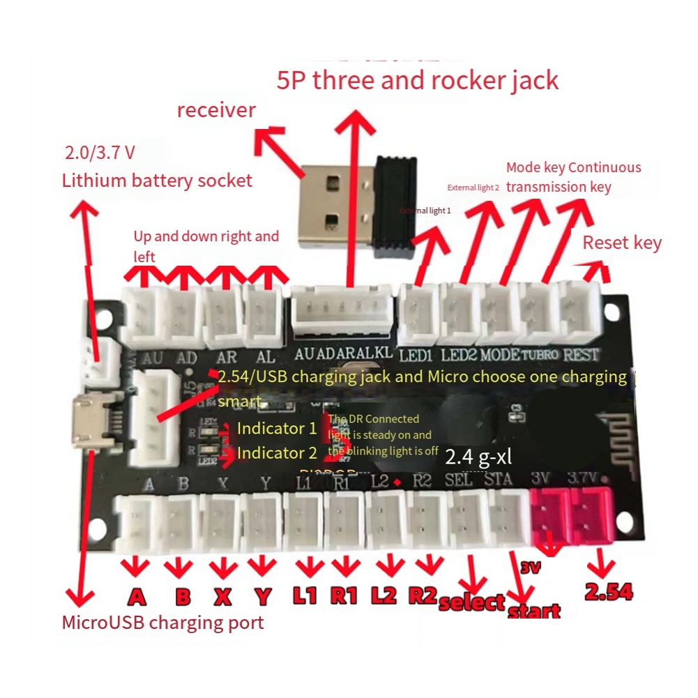 L77A 2,4G Kabelloser Joystick- – Joystick Module Bewertung und Preis