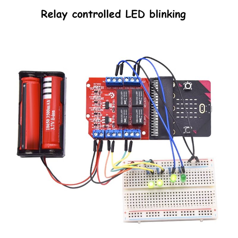 SCLS Microbit 4-Kanal-Relaismo – Relay Module 4 Channel Bewertung und Preis