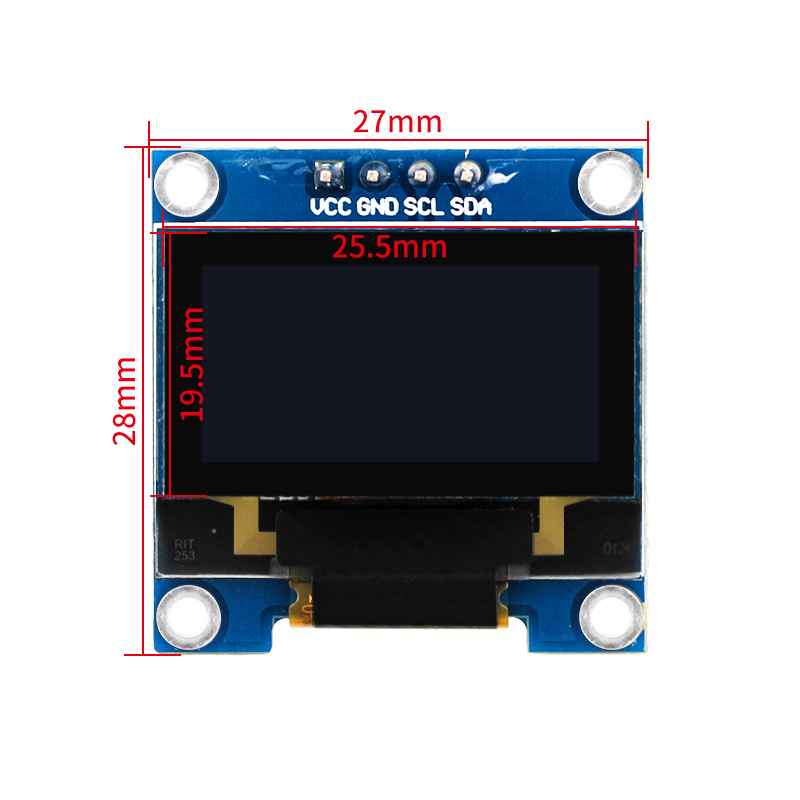 0,96 Zoll OLED SSD1306 I2C IIC – Oled Display 0.96 Bewertung und Preis