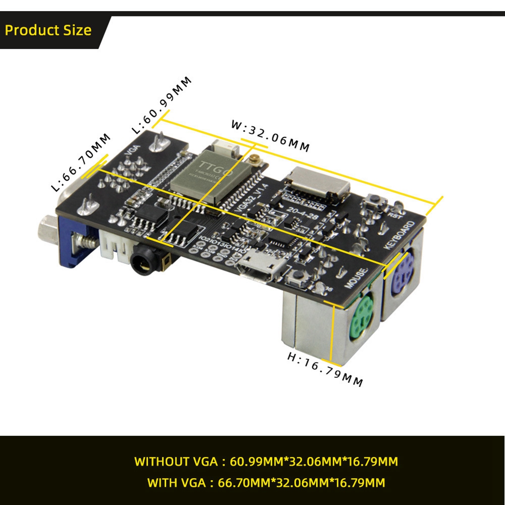 Heißer Verkauf FabGL VGA32 VGA – Joystick Module Bewertung und Preis