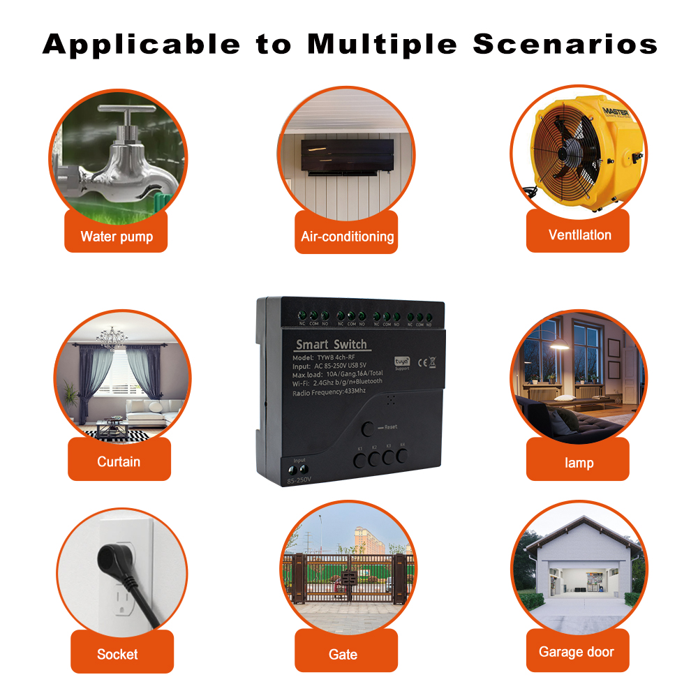 4CH Tuya Smart Wifi Schalter M – Relay Module 4 Channel Bewertung und Preis