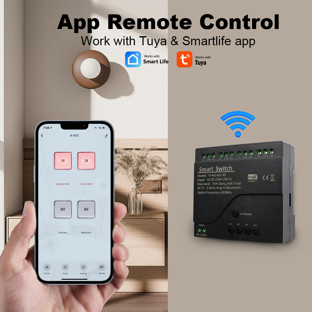 4CH Tuya Smart Wifi Schalter M – Relay Module 4 Channel Bewertung und Preis