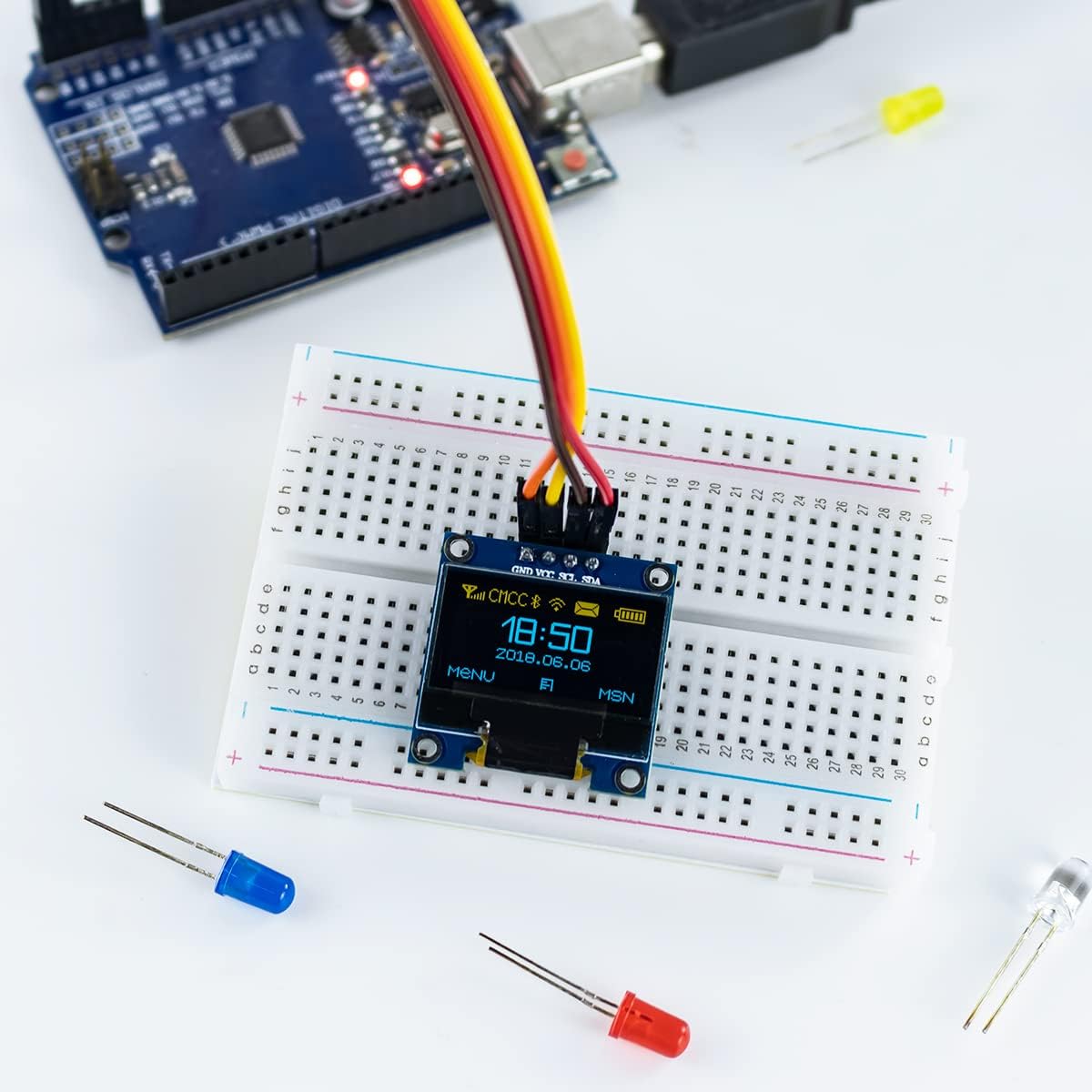 5 Stück 0,96 Zoll OLED I2C IIC – Ssd1306 Bewertung und Preis