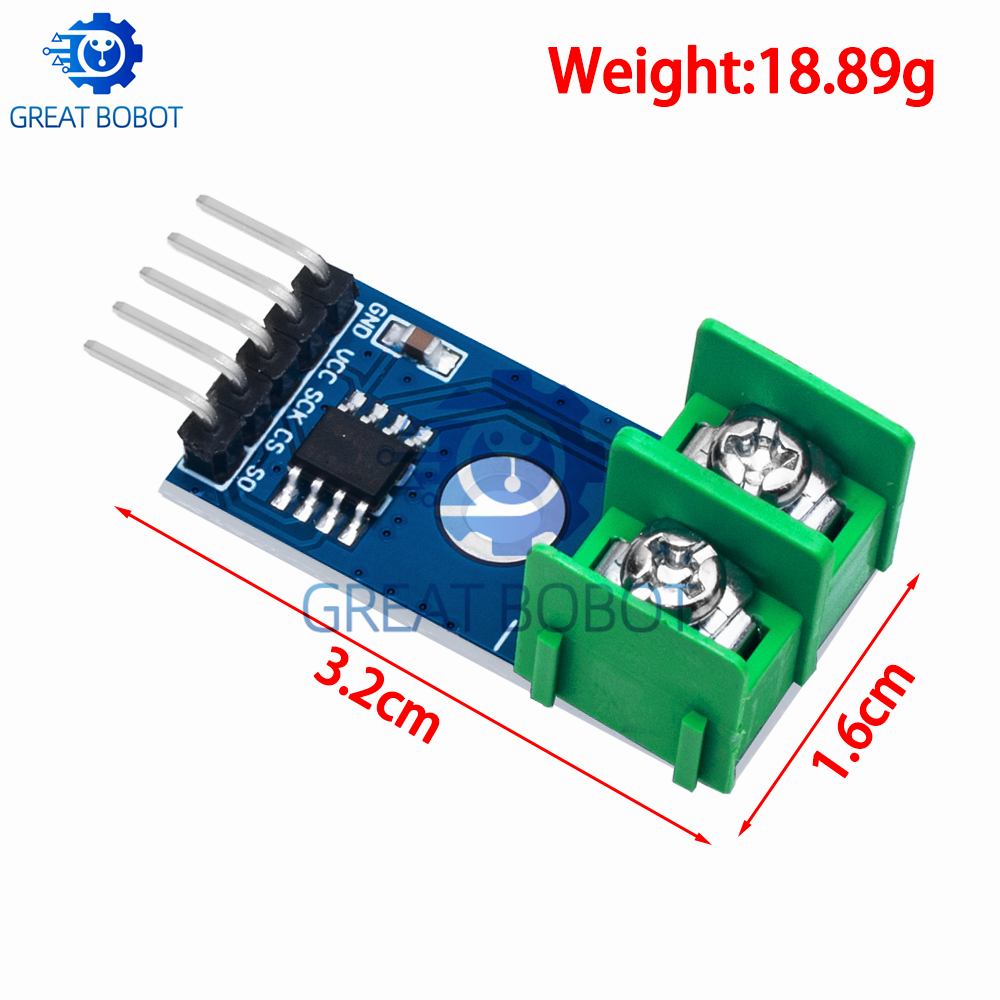 1 Stück MAX6675 Modul mit K-Ty – Thermocouple Module K Type Bewertung und Preis