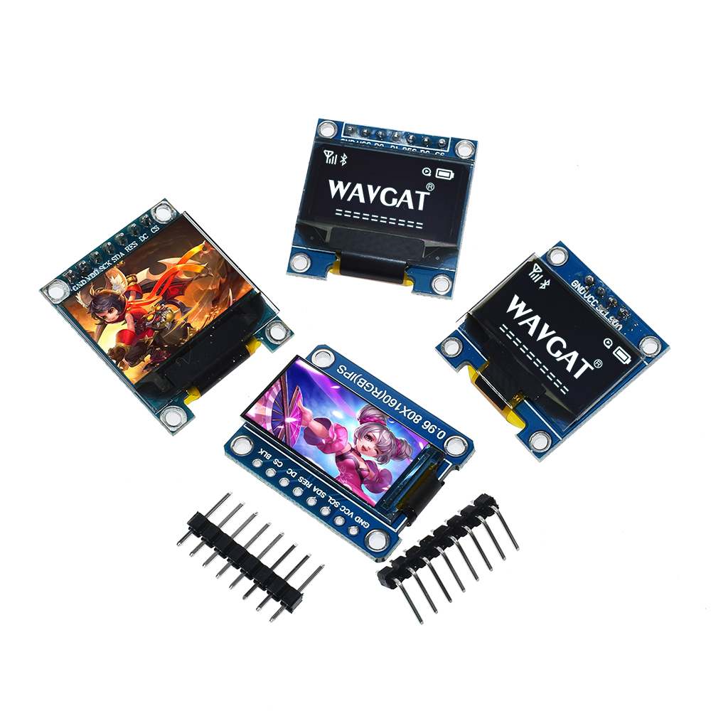 Weiß Gelb Blau Farbiges 4-Pin  – Oled Display 0.96 Bewertung und Preis