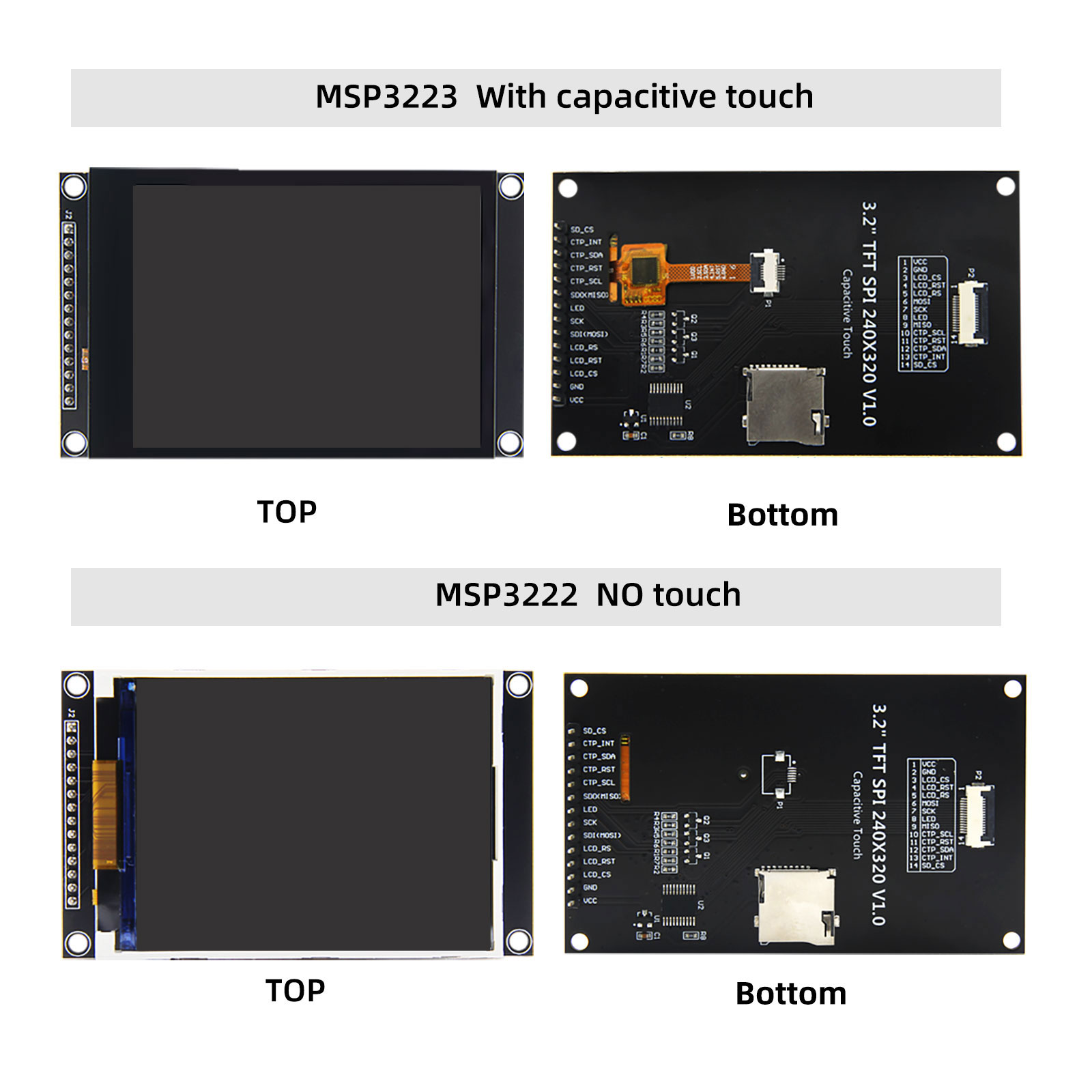 3,2 Zoll spi tft lcd Bildschir – Ili9341 Bewertung und Preis