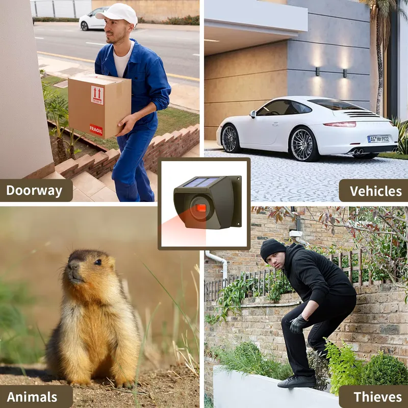 Solarbetriebenes drahtloses Ei – Pir Motion Sensor Bewertung und Preis