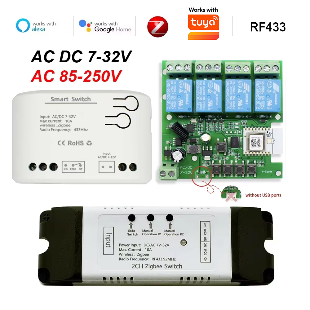 Trockenkontakt Smart Zigbee Sc – Relay Module 4 Channel Bewertung und Preis