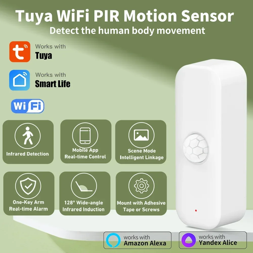 Tuya WiFI Motion Sensor PIR Sm – Pir Motion Sensor Bewertung und Preis